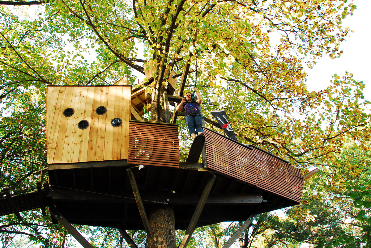 Tree House Raft Pirate Ship Treehouse