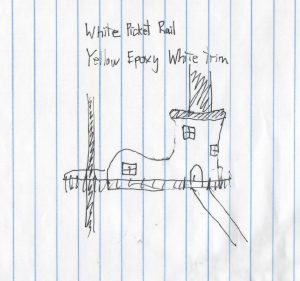 Shoe Treehouse Construction Sketch
